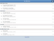 Tablet Screenshot of littleroom.whitestripes.net